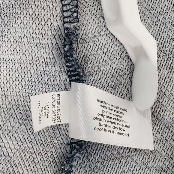 Lane Bryant Cowl Neck Tunic Top Diamond Plaid Gray Cozy Cabin Chic Size 18/20 - Picture 8 of 11